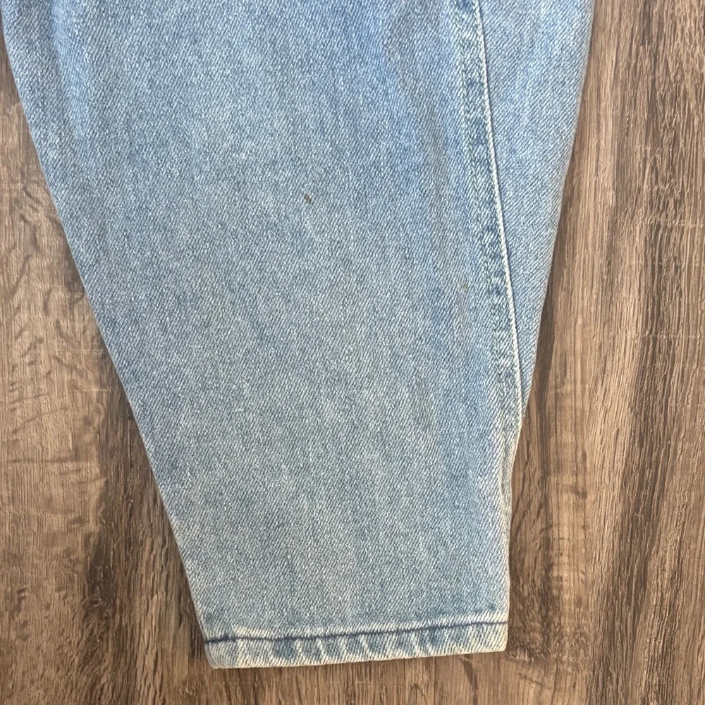 Minnie Mouse garden Disney Light Blue Denim Kids Overalls vintage wide leg 3T - Picture 7 of 9